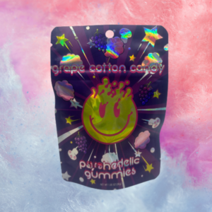 Happy Gummies Grape Cotton Candy- 4g